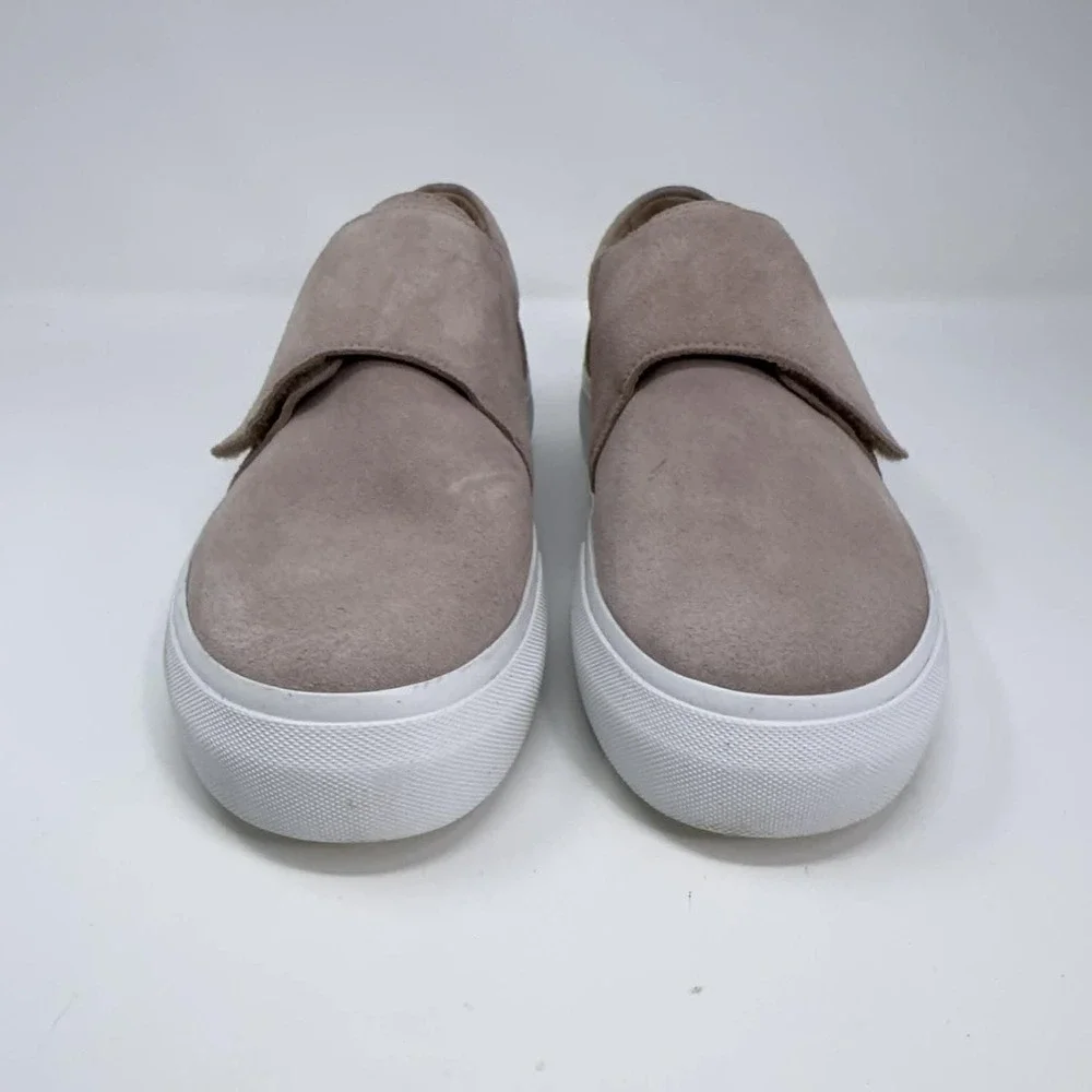 Vince Cage Slip On Platform Sneaker Women's Size 9 Rose‎ Suede Comfort Casual